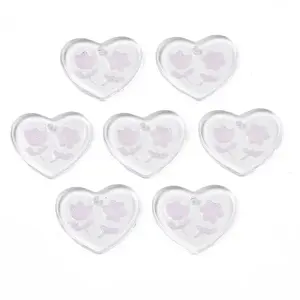 Transparent Resin Pendants