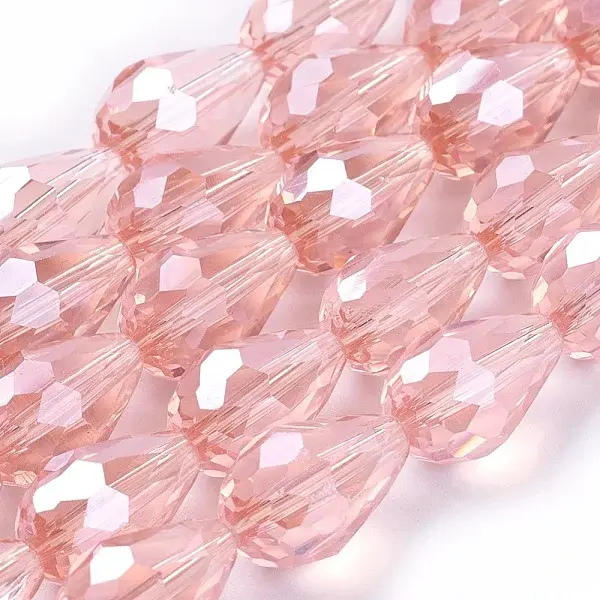 Electroplate Glass Beads Strands