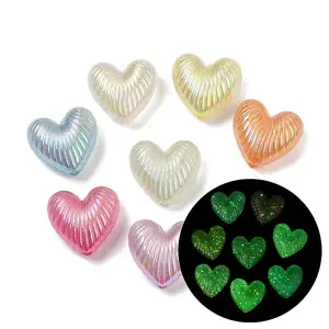 Luminous & UV Plating Opaque Acrylic Beads