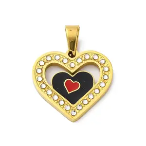 304 Stainless Steel Enamel Pendants