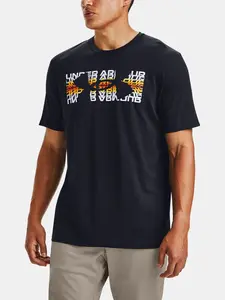 Under Armour Tričko MULTICOLOR REPEAT SS-BLK
