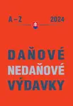 Daňové a nedaňové výdavky 2024