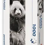 Puzzle 1000 Panda v trávě panoramic