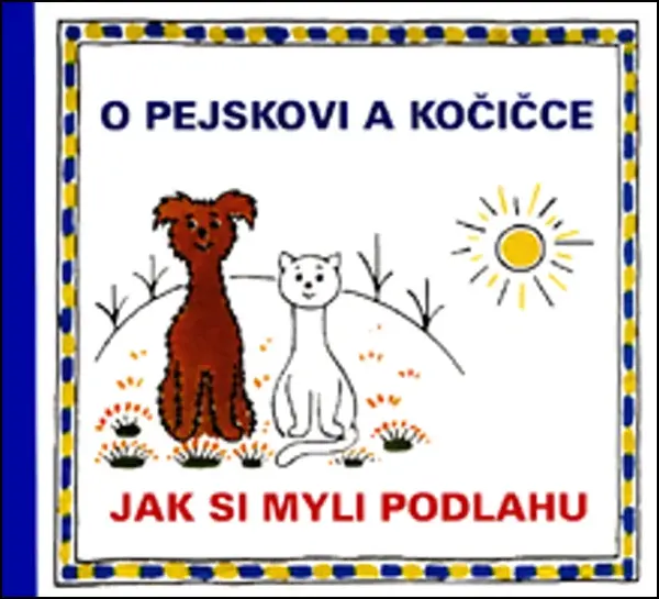 O pejskovi a kočičce Jak si myli podlahu