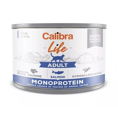 Calibra Cat Life konzerva Adult Salmon 200 g | Konzerva pro kočky