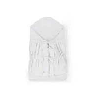 Petite&Mars Zavinovačka šněrovací Nurse s pevnou kokosovou vložkou White 75x75 cm