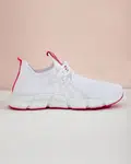 Resti White and pink women's sports shoes Baym - Footwear