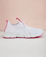 Resti White and pink women's sports shoes Baym - Footwear