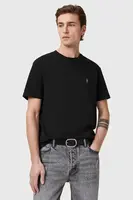 Bavlněné tričko AllSaints DEXTER pánské, černá barva, M005JD