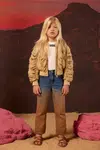 Dětský top Pinko béžová barva, KFTS012.C.CS019