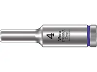 Wera 004500 Nástrčná hlavice Zyklop 1/4" 6hran 4 mm typ 8790 HMA - hluboká