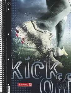 Student blok A4 Fotbal, čtvereč., spirála, 80listů