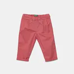 Dětské kalhoty United Colors of Benetton růžová barva, 4T48GF02C