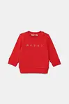 Marni  Dětská bavlněná mikina  MS319B SWEAT-SHIRT