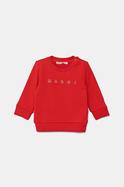 Marni  Dětská bavlněná mikina  MS319B SWEAT-SHIRT