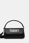 Kabelka Tommy Jeans černá barva, AW0AW17391