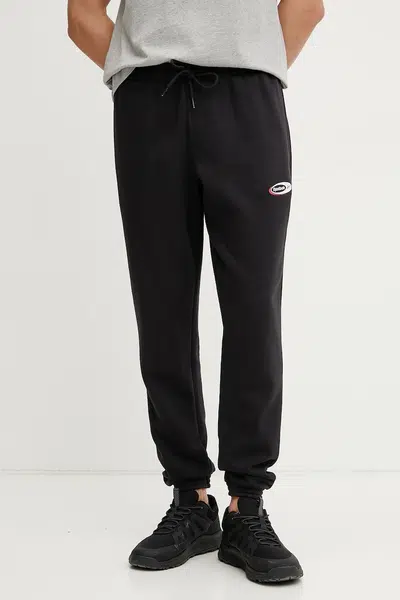 Tepláky Reebok Classic pánské, černá barva, s potiskem, 100215126