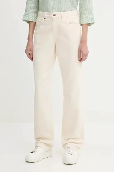 Bavlněné džíny United Colors of Benetton high waist, 4RZVDE00J