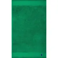 Bavlněný ručník Ralph Lauren Polo Player Billiard 55 x 100 cm zelená barva