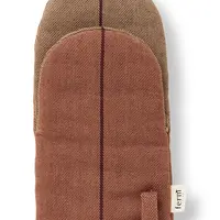 Kuchyňská chňapka ferm LIVING Ito Oven Mitt červená barva
