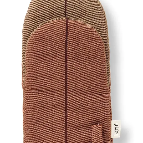 Kuchyňská chňapka ferm LIVING Ito Oven Mitt červená barva