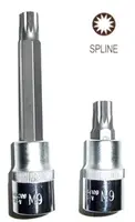 Zástrčná hlavice XZN (Spline), 1/2", velikost M8, délka 100 mm - JONNESWAY S64H4208 Velikost: M8
