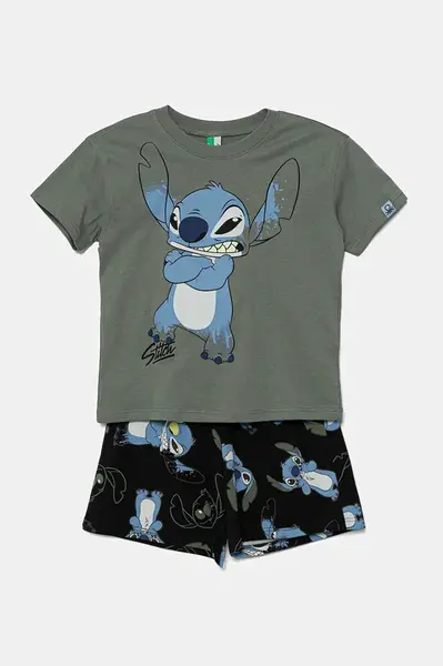 Dětské bavlněné pyžamo United Colors of Benetton