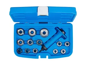 BGS technic Děrovače 5,0 - 35,0 mm, sada 14 dílů, v PVC kazetě - BGS 566