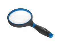 GEKO Dílenská lupa, průměr čočky 100 mm, pogumovaná rukojeť
