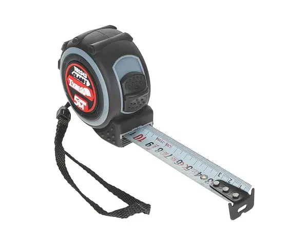 TVARDY Svinovací metr, oboustranný, nylonový, 5 m x 25 mm, třída 1