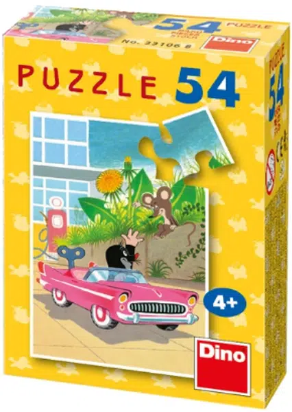 Puzzle Krteček 8x jinak 54 dílků minipuzzle (mix)