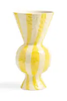 Dekorativní váza &k amsterdam rhombic yellow