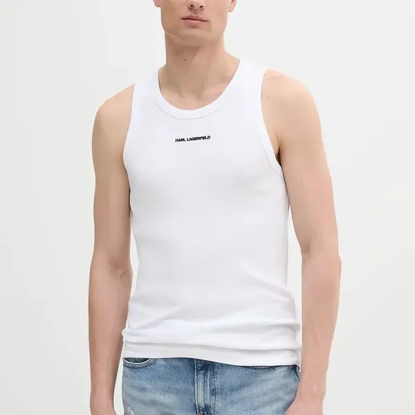 Tričko Karl Lagerfeld bílá barva, 552238.755046