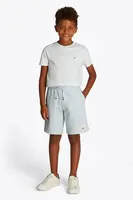 Bavlněné šortky Tommy Hilfiger modrá barva, nastavitelný pas, KB0KB09496