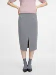 Grey women's sheath midi skirt ORSAY - Women's