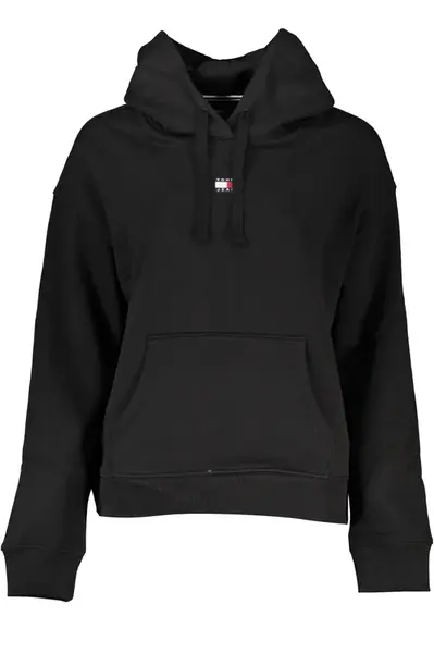 Čierna mikina Tommy Hilfiger bez zipsu