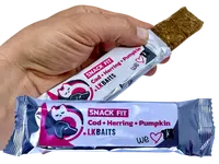 LK Baits Pet SNACK FIT, Treska-Herring-Dýně, 20g