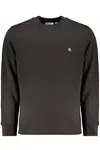 CALVIN KLEIN MEN'S BLACK ZIP-UP SWEATSHIRT