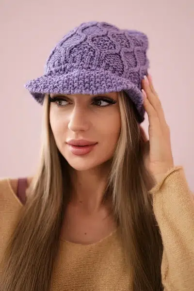 Kesi Čapica с fleece Roma Bis K235 fialový