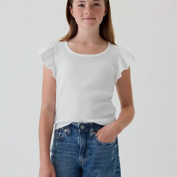 GAP Ribbed T-shirt - Girls