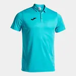 Men's Polo Shirt Joma Polo Shirt Hobby S/S Fluor Turquoise