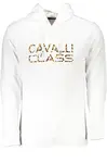 Biela mikina CAVALLI CLASS bez zipsu