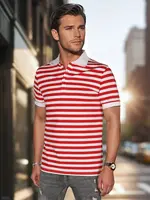 Pánska pruhovaná polo košeľa