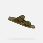 Light green women's slippers Geox Sandybett - Women's