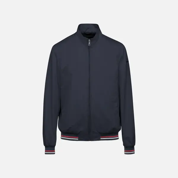 Dark blue men's bomber jacket Geox Jharrod - Men's