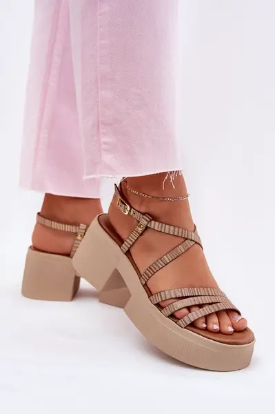 Dámske kožené sandále Maciejka