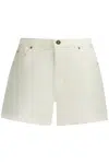 GUESS JEANS WOMEN'S SHORT JEANS WHITE