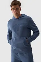 Pánska Mikina S Kapucňou Modrá 4FWMM00TSW