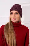 marka niezdefiniowana Čapica s fleece Edyta K298 tmavo fialová