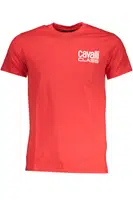 CAVALLI CLASS MEN'S SHORT SLEEVE T-SHIRT RED